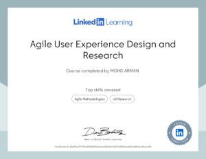 Agile User Experience Design and Research