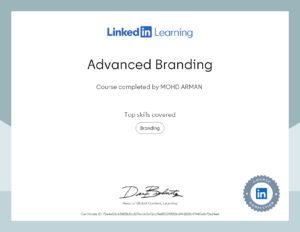 CertificateOfCompletion_Advanced Branding
