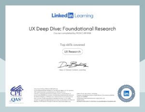 CertificateOfCompletion_UX Deep Dive Foundational Research (1)